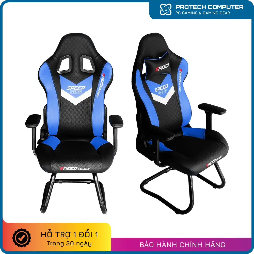 Ghế chơi Gaming – Quán Net SPEED - 01 (Lưng ngả- đệm mút đúc)